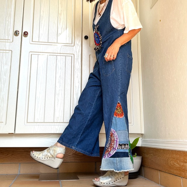 アフリカンリメイクサロペット