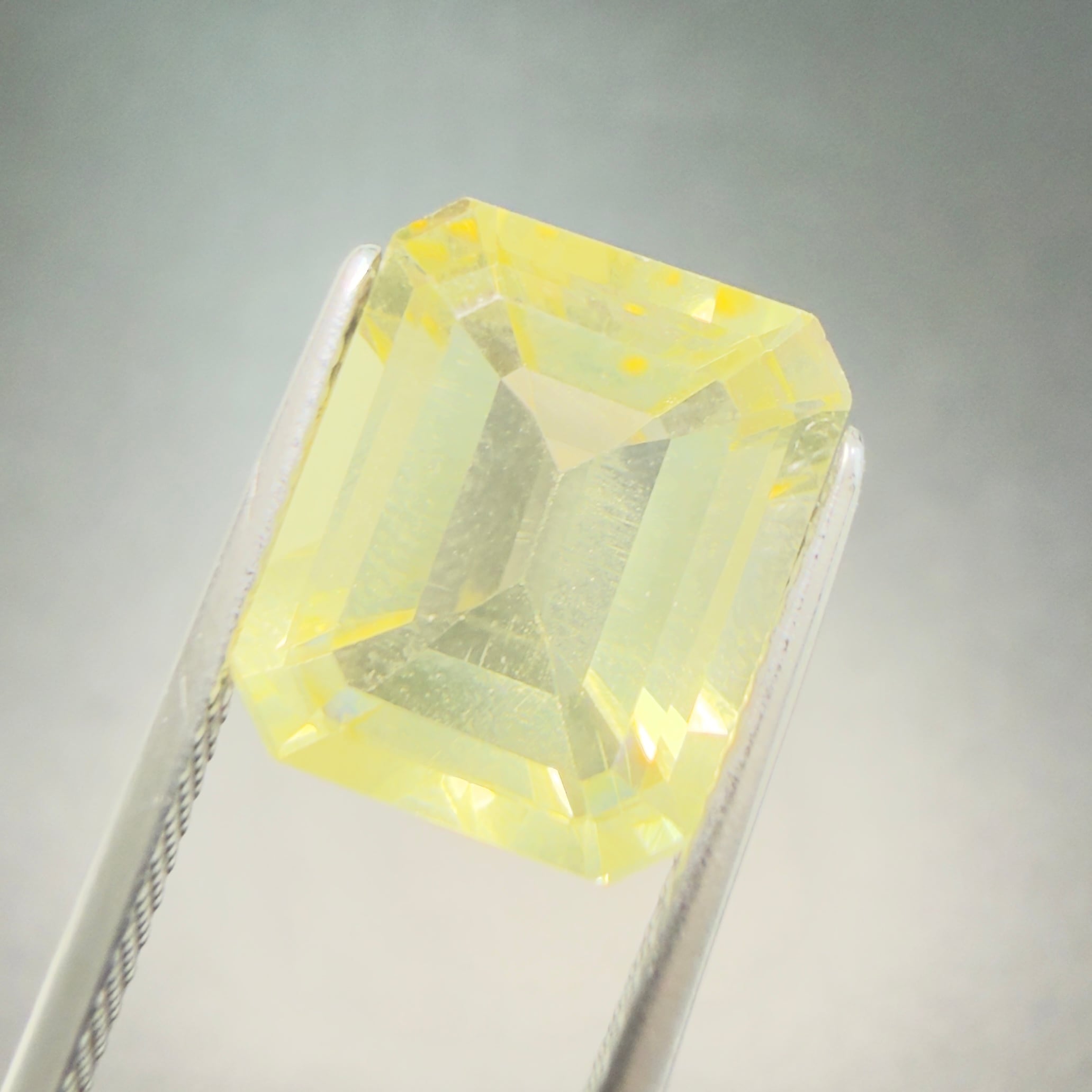 レモンクォーツ ルース C レモンクォーツ】 ルース 5.16ct | たからいしルース オンラインショップ