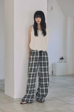 DU260520 Check Relux Pants 【set up可】【T sizeあり】【7月上旬一部予約商品】