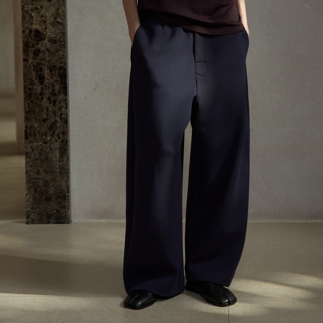 Soft Draping Wide Trousers T4213