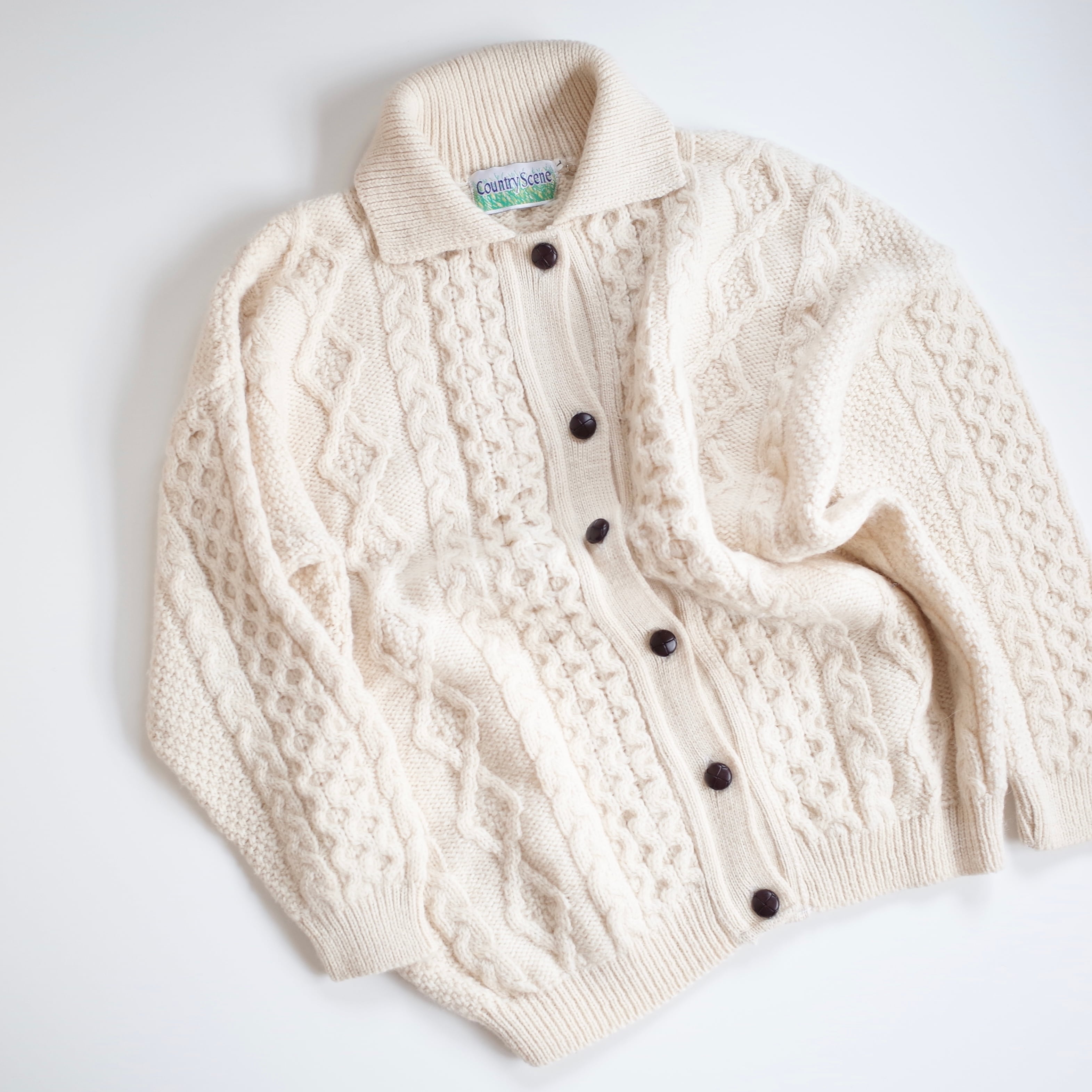Fishermans knit cardigan