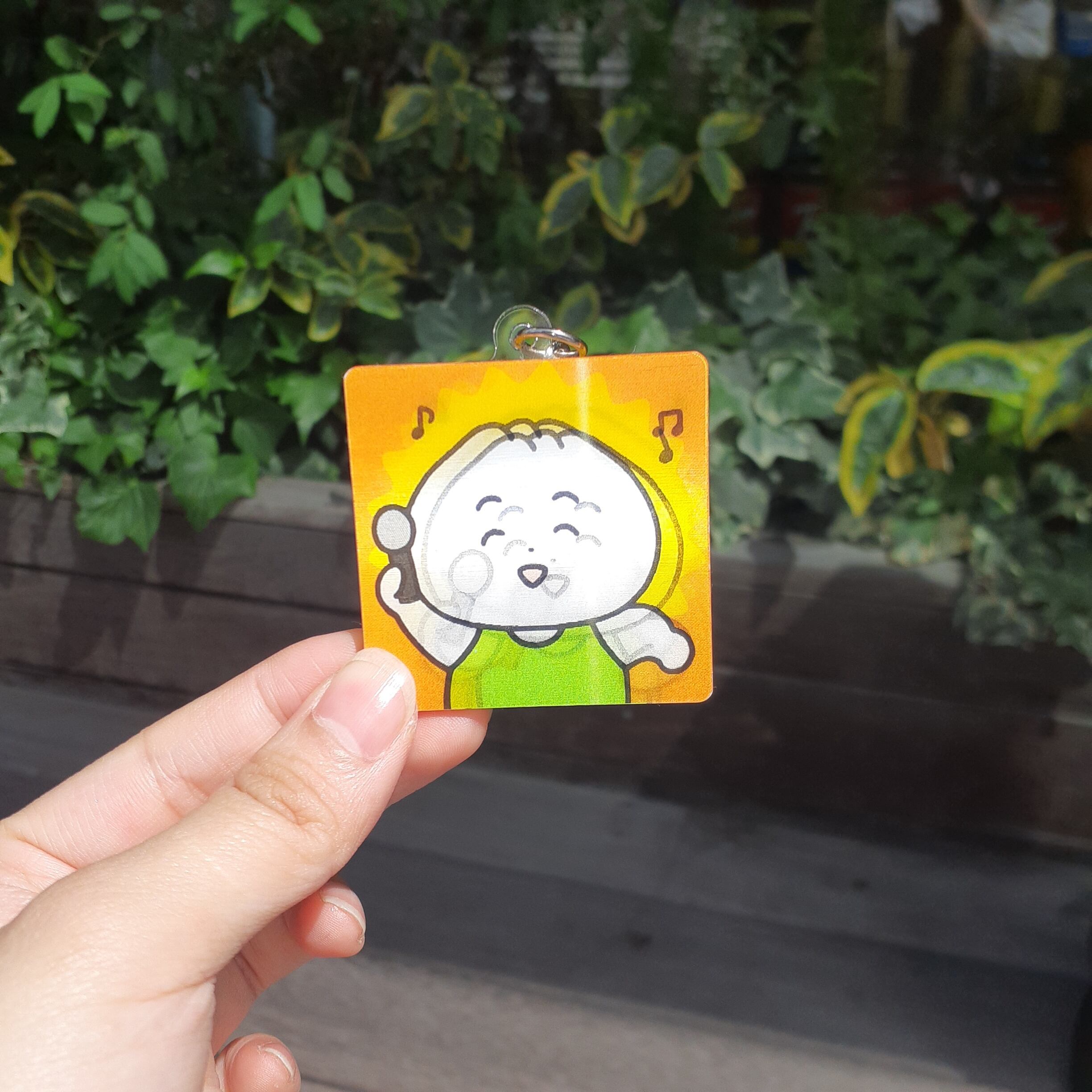 ぎょざおコラボ『にく・まんお』 | うごく！ステッカー屋さん