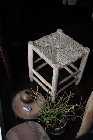 Moroccan wood stool