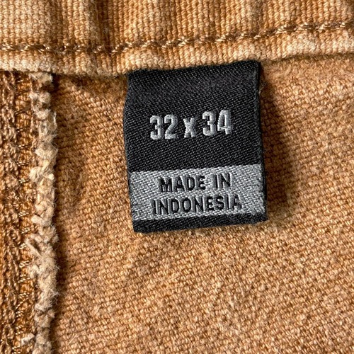 20s ブラウン ダブルニー カーハート Carhartt 32×34 詳細写真10