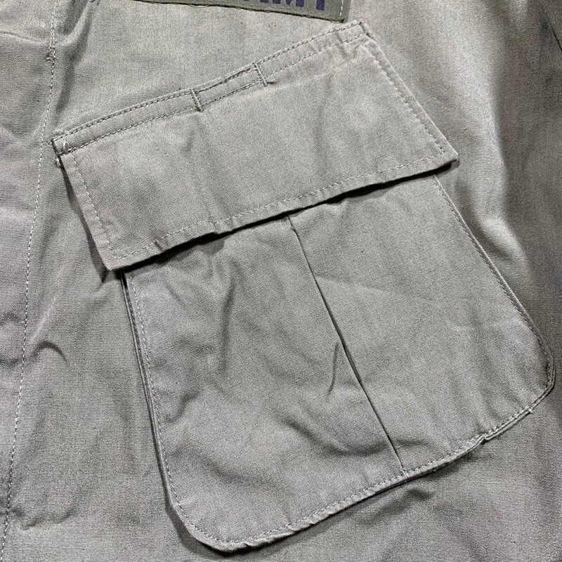 60's U.S.ARMY ジャングルファティーグジャケット ノンリップ 3rd最終