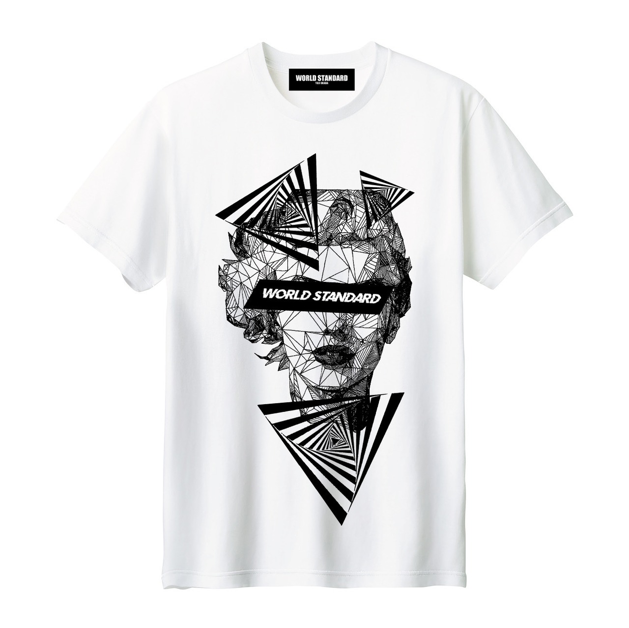 WORLD STANDARD/クルーネックプリントTシャツ/WSHT-009