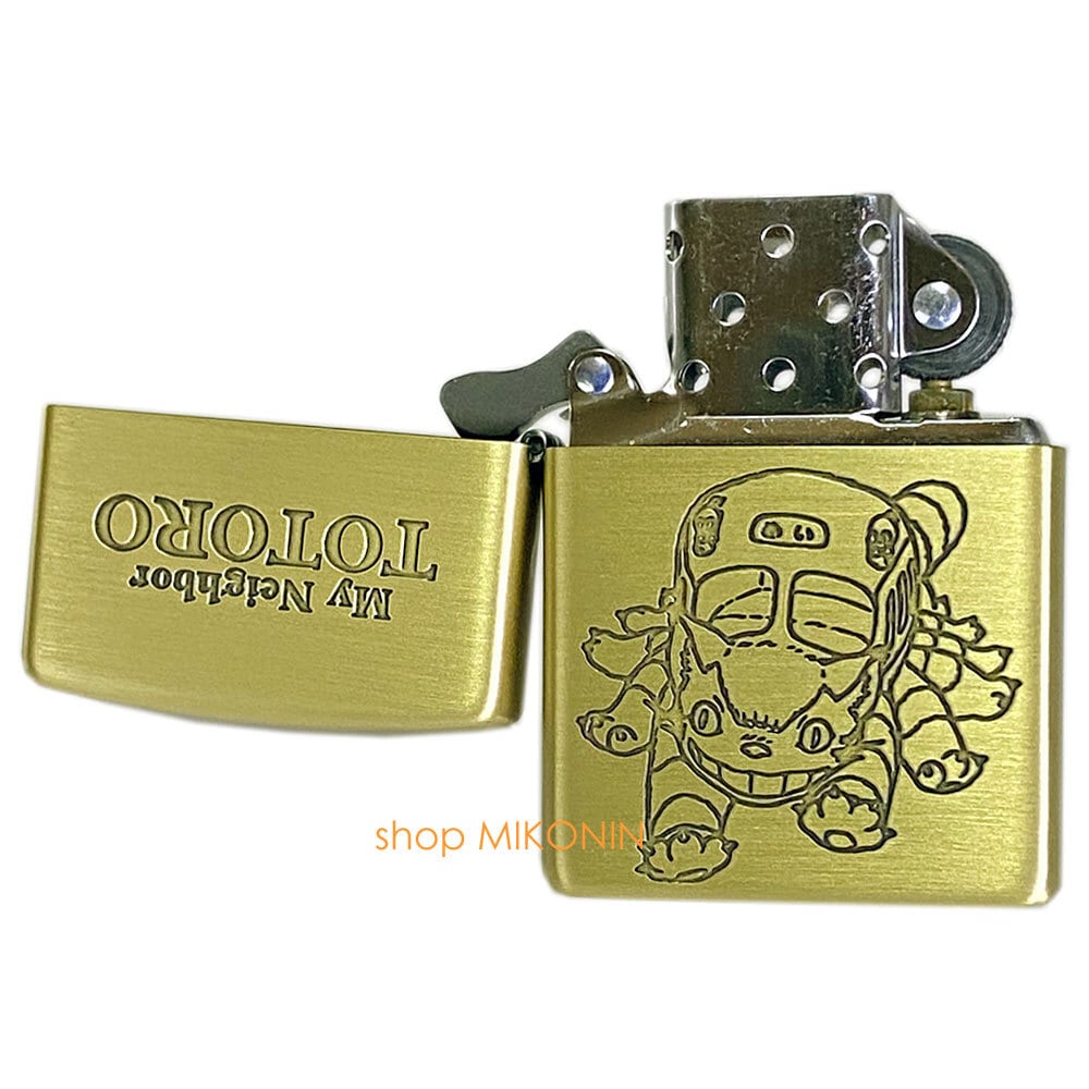 №1408 ZIPPO トトロ ねこバス ジブリ 真鍮無垢 ジッポー