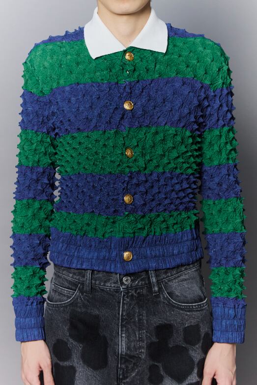 25SS】MASU SPIKY RUGGER SHIRT (GREEN) M25K6CS003 | IAAAM ONLINE STORE