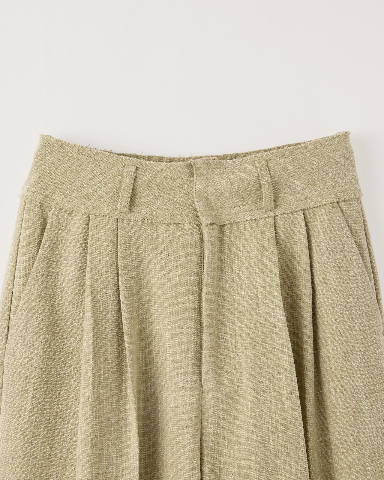 DU260515 Cut Off Tuck pants 【set up可】【T sizeあり】