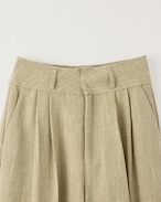 DU260515 Cut Off Tuck pants 【set up可】【T sizeあり】