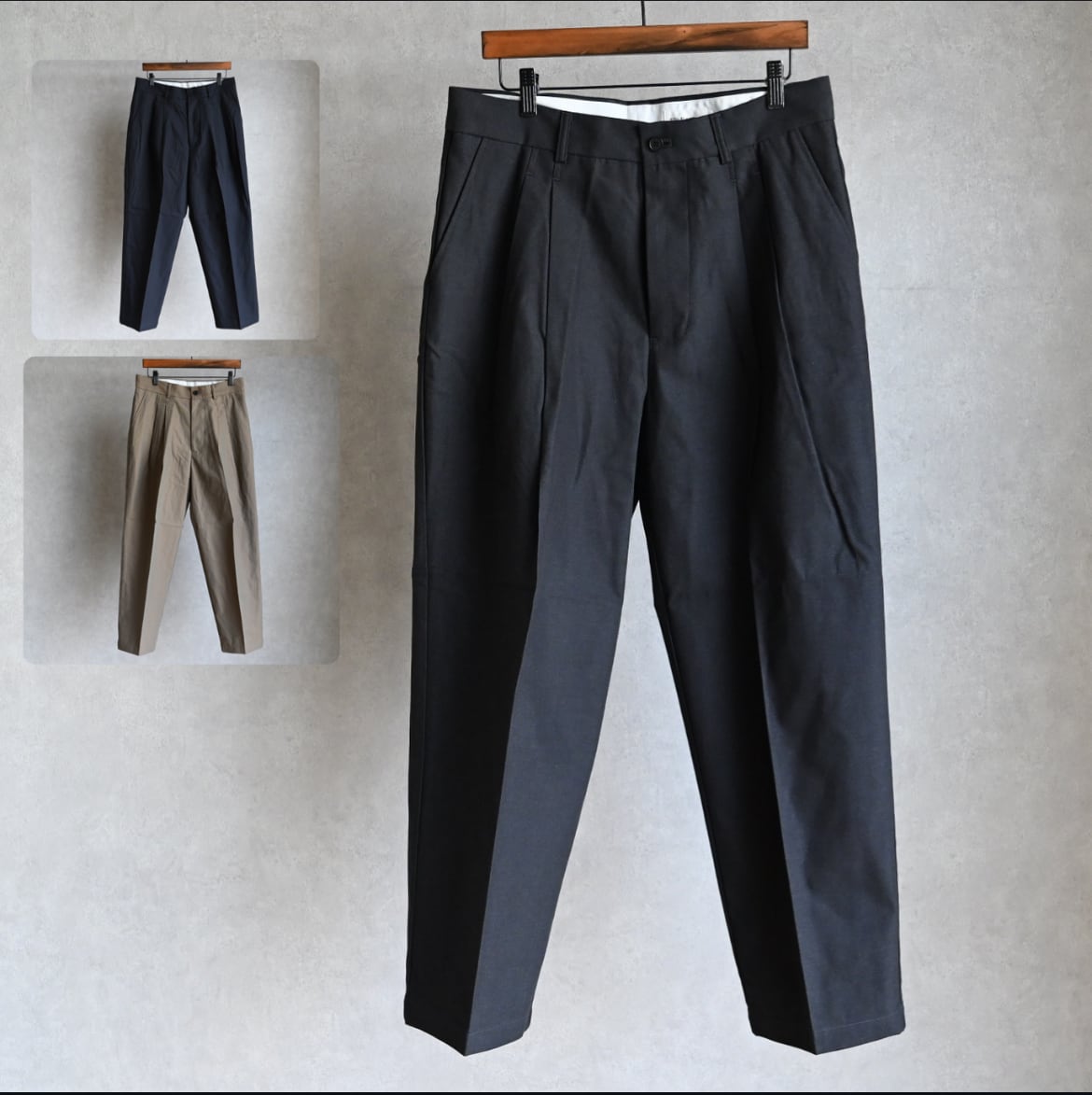 STILL BY HAND】2TACK CENTER PRESSED TROUSERS スティルバイ STILL BY HAND】2TACK CENTER PRESSED TROUSERS スティルバイ