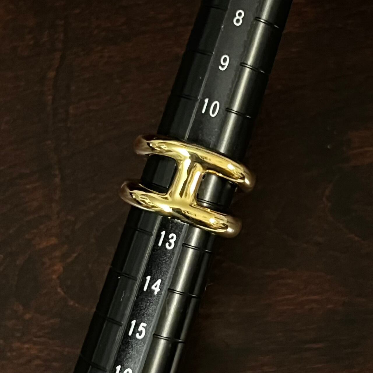 ⭐︎新品・未使用⭐︎HERMES エルメス　OSMOSE オスモズ　PM 52号 HERMES Osmose Ring PM 18K Yellow Gold 52 | エルメス オスモズ