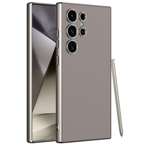 【努力特価】【NINKI】 適応 Galaxy S24 ultra 5G用 ケース 透明背面 柔らかい 黄ばみしにくい レンズ保護 軽薄型 落下保護 衝撃吸収 快適 PC×TPU製カバー ワイヤレス充電 ギャラクシー S24 ウルトラ スマホケース (グレー)