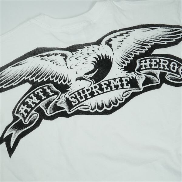 Size【S】 SUPREME シュプリーム ×ANTI HERO 25FW Eagle L/S Tee White