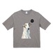 ボルゾイ　ビックシルエットTシャツ