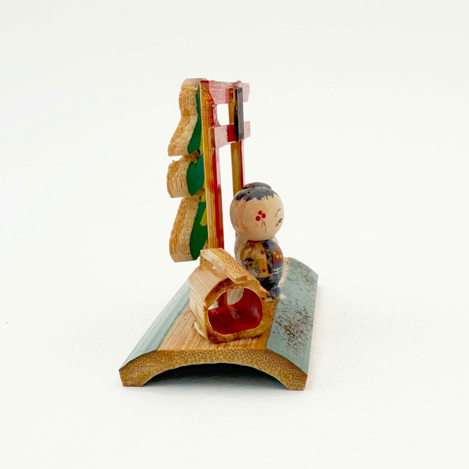 昭和30年代 ミニチュア・フィギュア (お土産定番こけし)