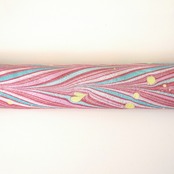 正絹紋織り帯揚げ〈fairy dust〉「candy　ornament」リバーシブル