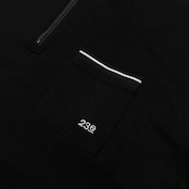 23区 SPORT ニジュウサンクスポーツ ジップ 半袖 ポロシャツ サイズ 4 /メンズ/ゴルフ/ブラック/オンワード樫山/日本製