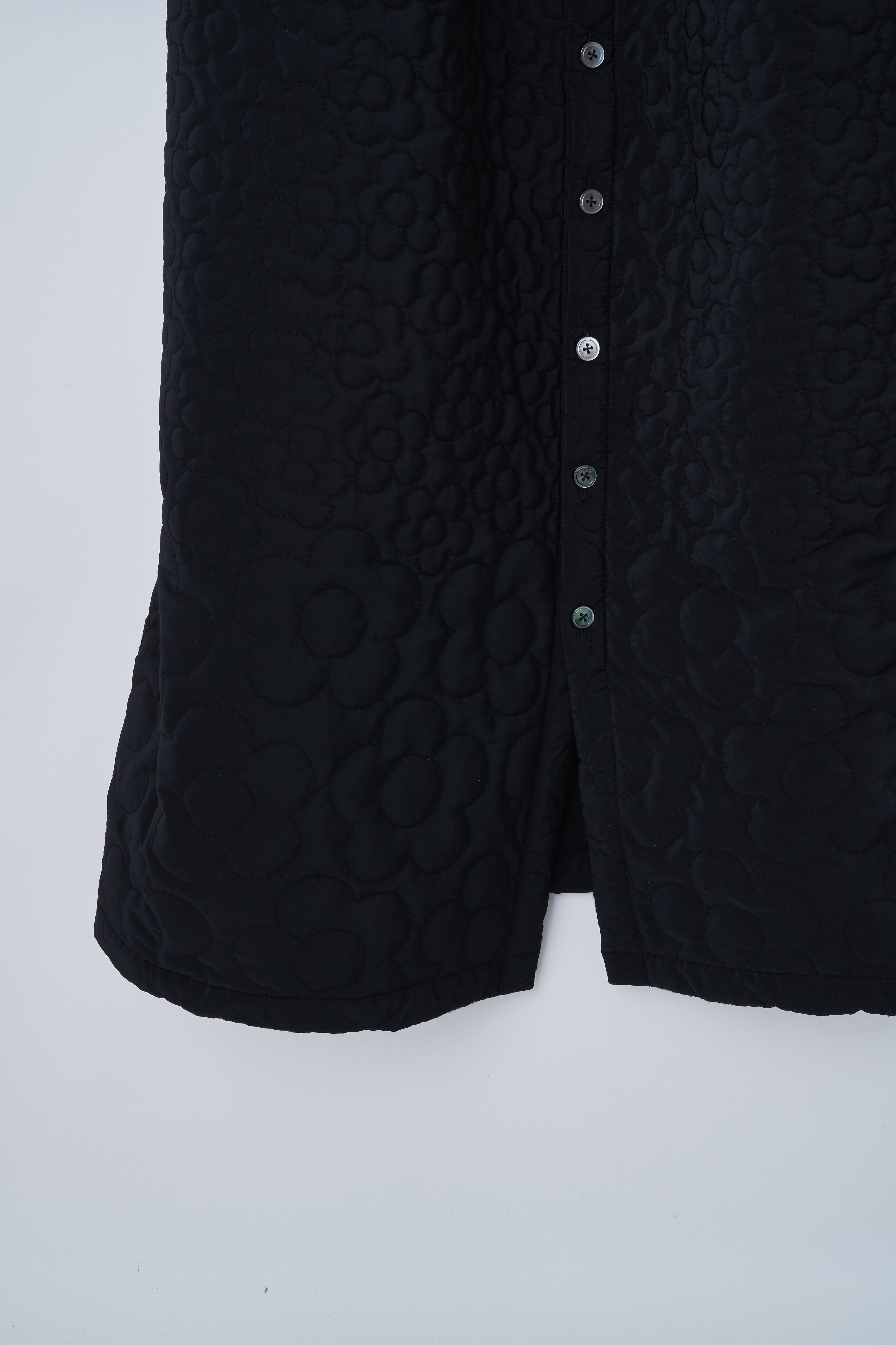 新品naokitomizuka ブラック黒 34(XS)キルティングリボンドレス