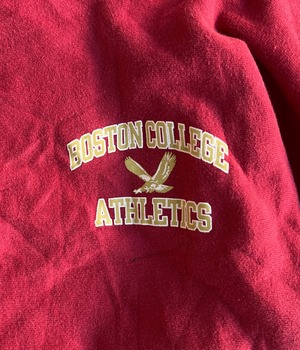 Vintage 90s XXL Champion reverse weave sweatshirt -BOSTON COLLEGE ATHLETICS-