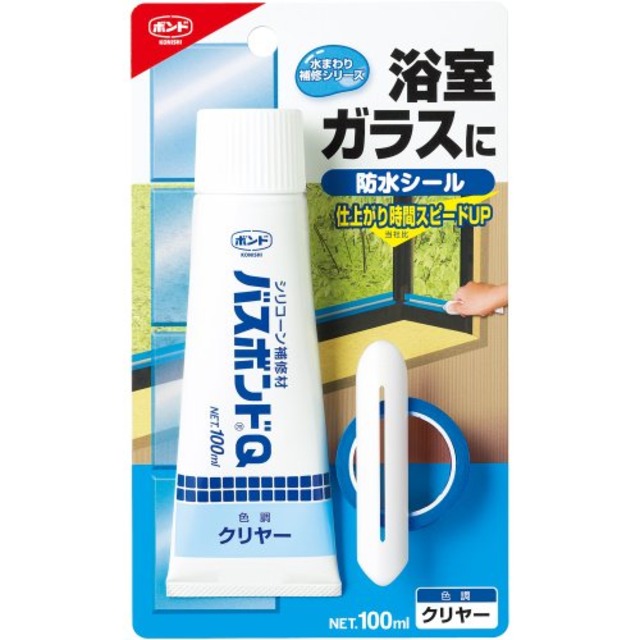 コニシ(KONISHI)ボンド バスボンドQ クリアー 100ml #05026