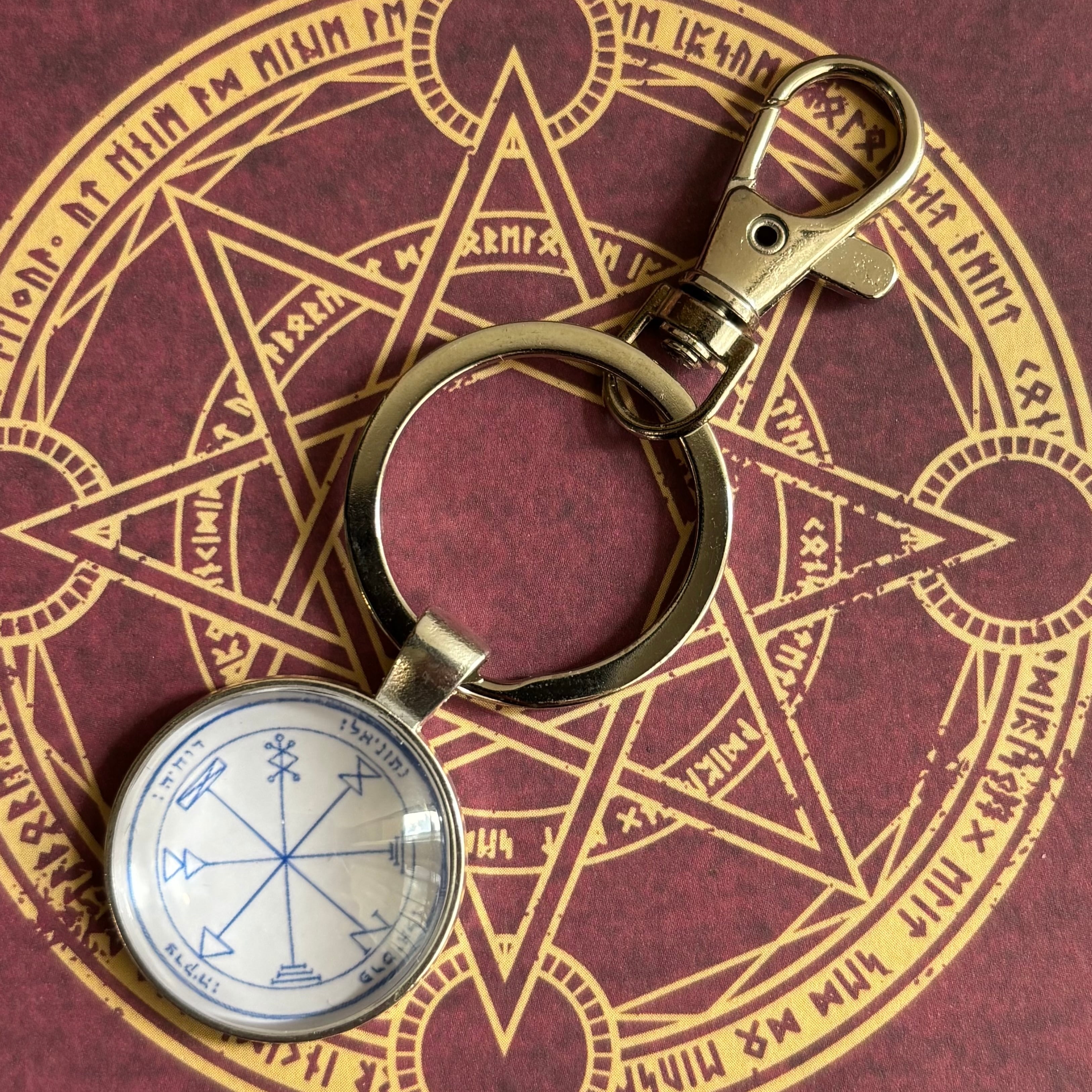 1点物】 護符魔術オルゴンボックス〜月の扉を開く力を授ける魔術 ソロモン王の鍵 【1点物】 ソロモン王の鍵 〜木曜日照応・木星 護符魔術オルゴンボックス 小物入れ