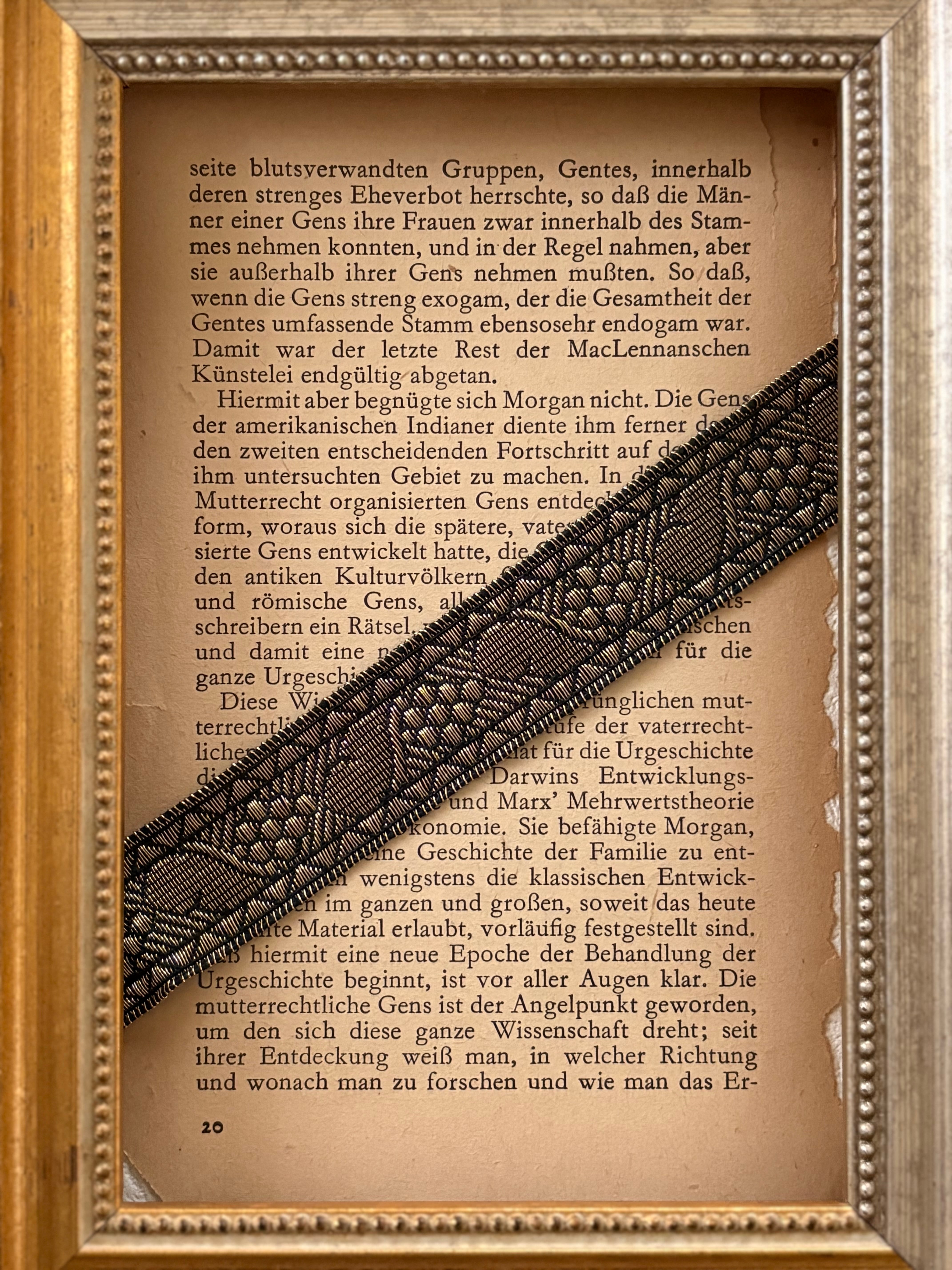 フランス ヴィンテージブレード 20mm幅 カットブレード 98cm カルトナージュ デコレーション材 コレクション