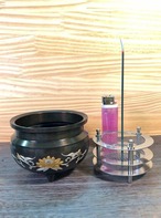 うどんタモ網 小（網部分直径＝ 260㎜Φ） ※ 木綿網 仕様（旧規格品 