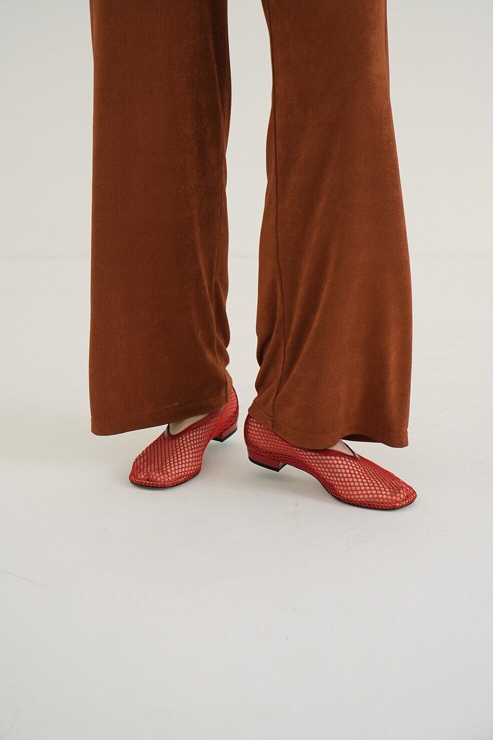 CLANE MESH OBLIQUE TOE FLAT SHOES | FLICKA ASHIYA