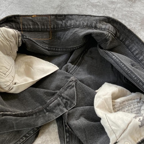 【W38 L34】 usa levi's black リーバイス 569 詳細写真18