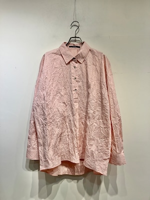 MuNich ワッシャーブロード&ストライププルオーバーシャツ