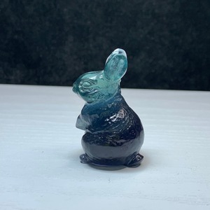 送料込み☆21.フローライトうさぎ・インテリア