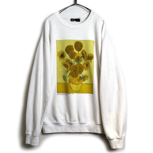 [Vincent Van Gogh] Vintage Van Gogh Sweatshirt [1990s-] Vintage Sunflowers Sweat Shirt