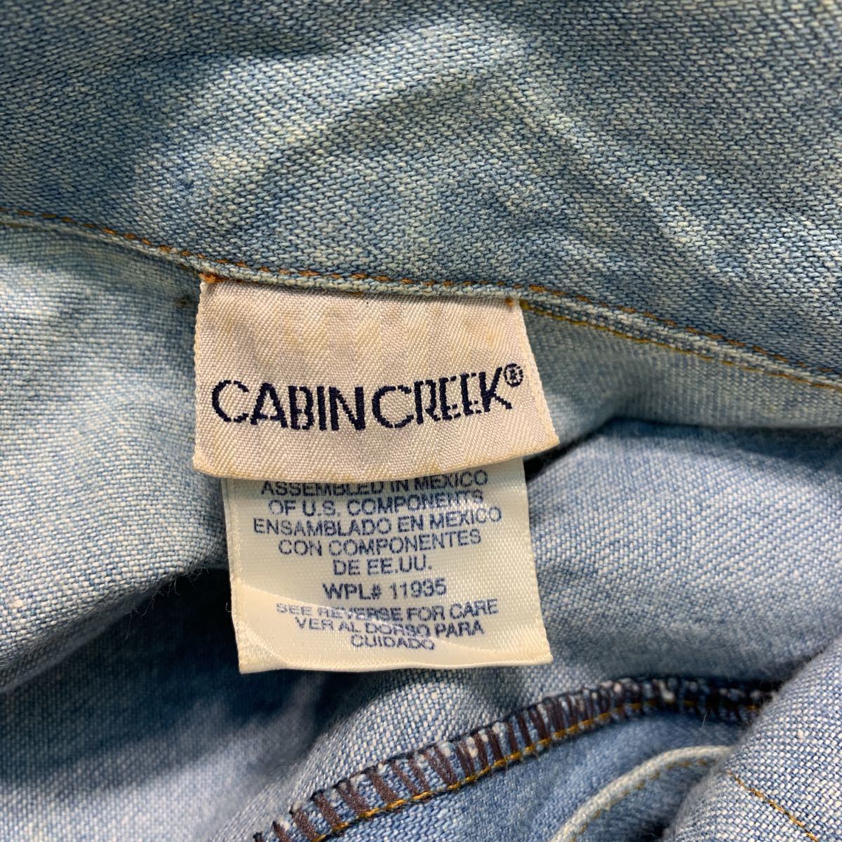 CABIN CREEK デニムカバーオール Mサイズ ウィメンズ デニムジャケット