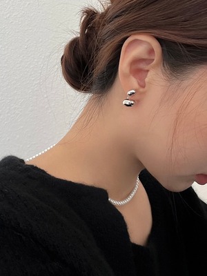 【即納商品】grace egg pierce (silver925)