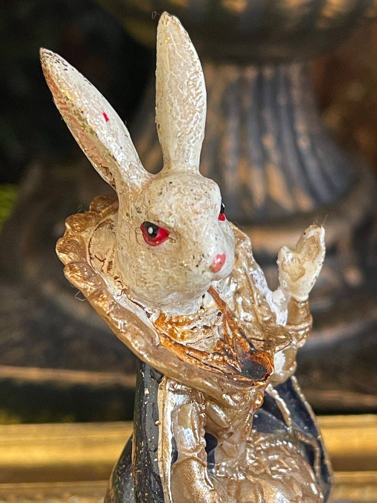『GISRLA GRAHAM』London ヴィクトリア調 ラビットフィギュア オーナメント Royal Victorian rabbit イギリスの画像09