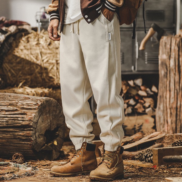 Retro corduroy velvet tapered pants ( 3color )