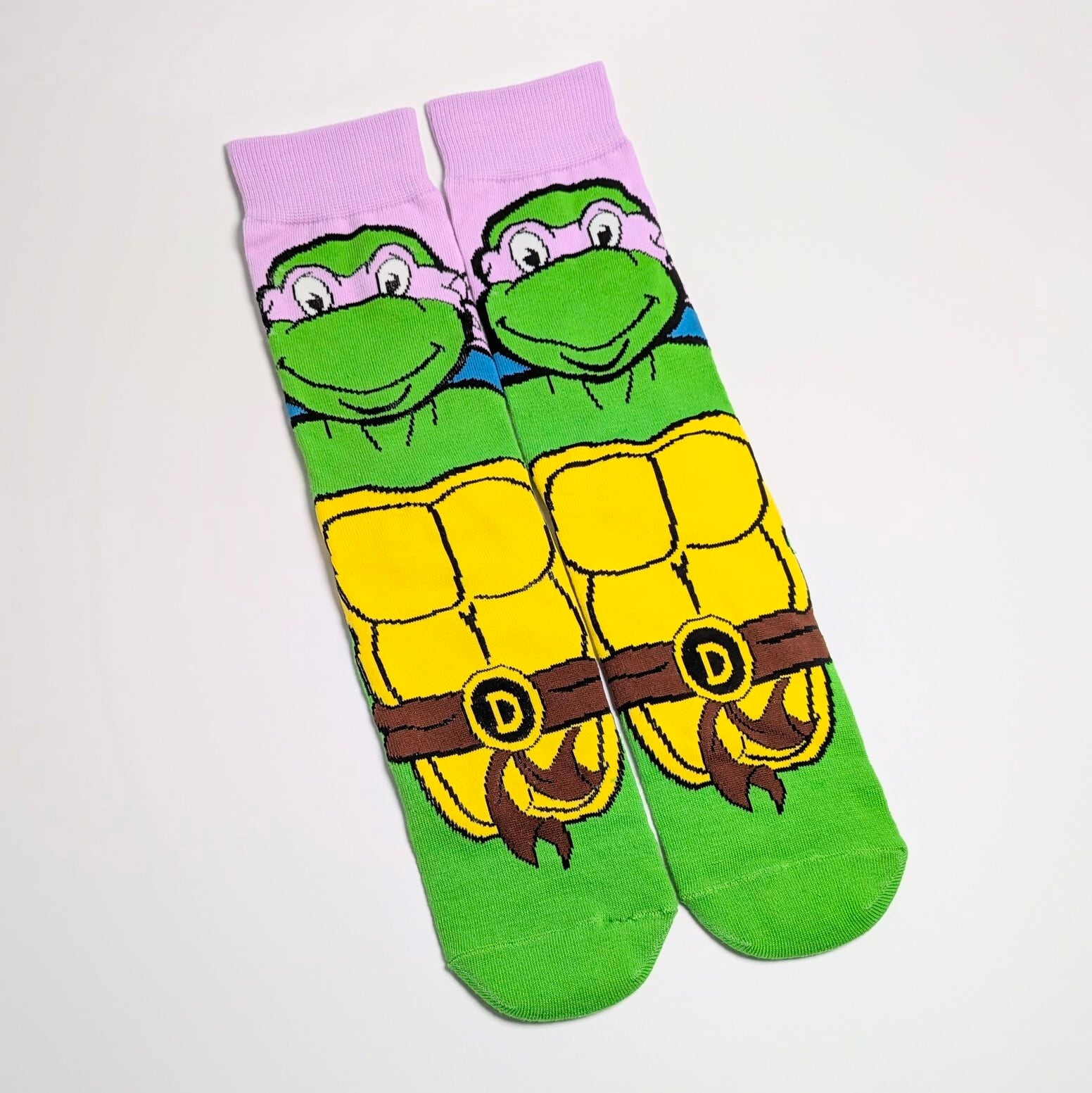 【 crew socks / クルーソックス 】『 Teenage Mutant Ninja Turtles / タートルズ / ドナテロ 』 靴下 / ソックス〚アメリカン雑貨 アメトイ〛
