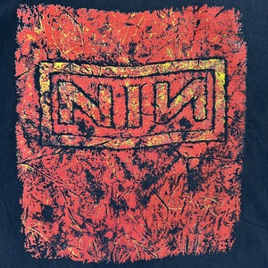 13193 ナイン・インチ・ネイルズ Tシャツ バンT 両面プリント XL