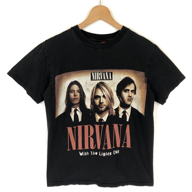 ニルヴァーナ NIRVANA バンドTシャツ With the Lights Out ブラック系  
