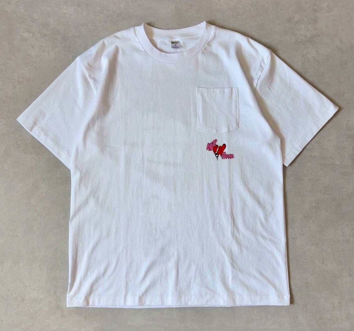 トップス MattyBoy ANTI PROMO T-shirt Matty Boy Anti Promo NYC Exclusive White Short Sleeve Tee