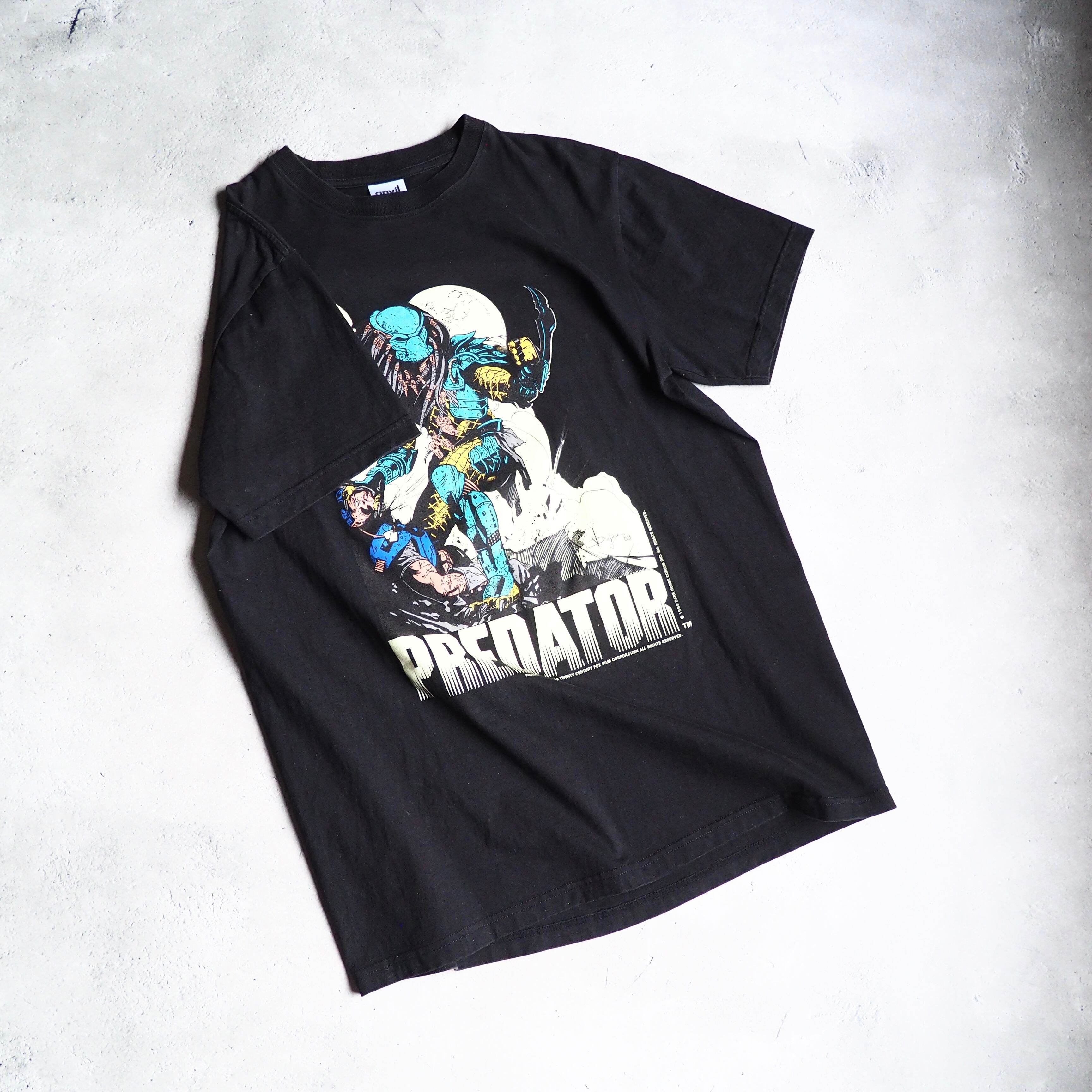1999s " Special - PREDATOR " Movie printed vintage loose Tee