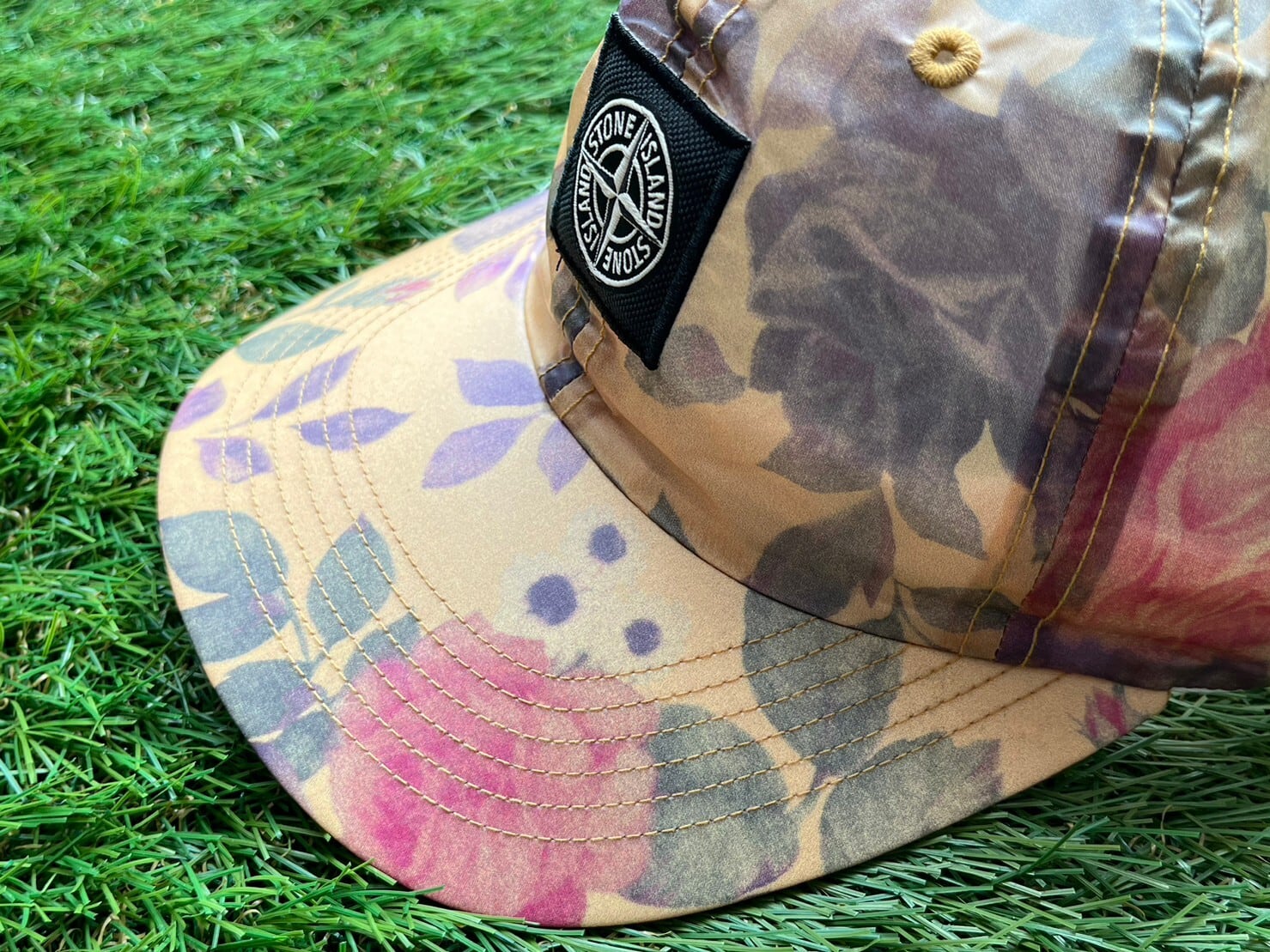 Supreme × STONE ISLAND LAMY 6-PANEL CAP COPPER 32608 ...