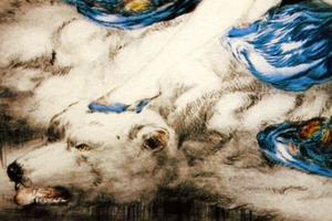 ルイ・イカール「シルクローブ」作品証明書・展示用フック・限定375部エディション付複製画ジークレ