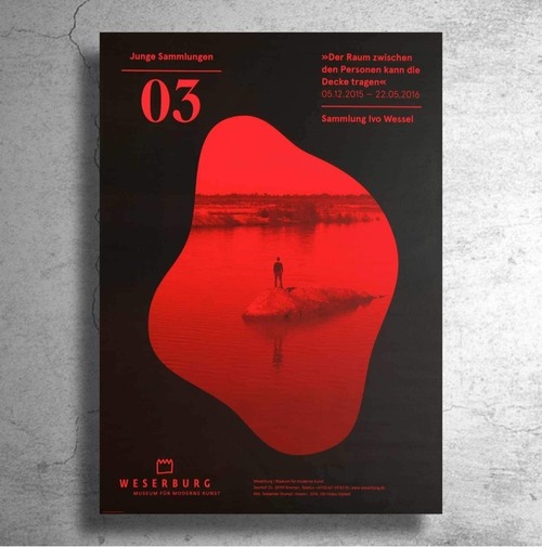 現代美術家『セバスティアン・スタンフ』2015年ドイツ現代美術館制作ポスター