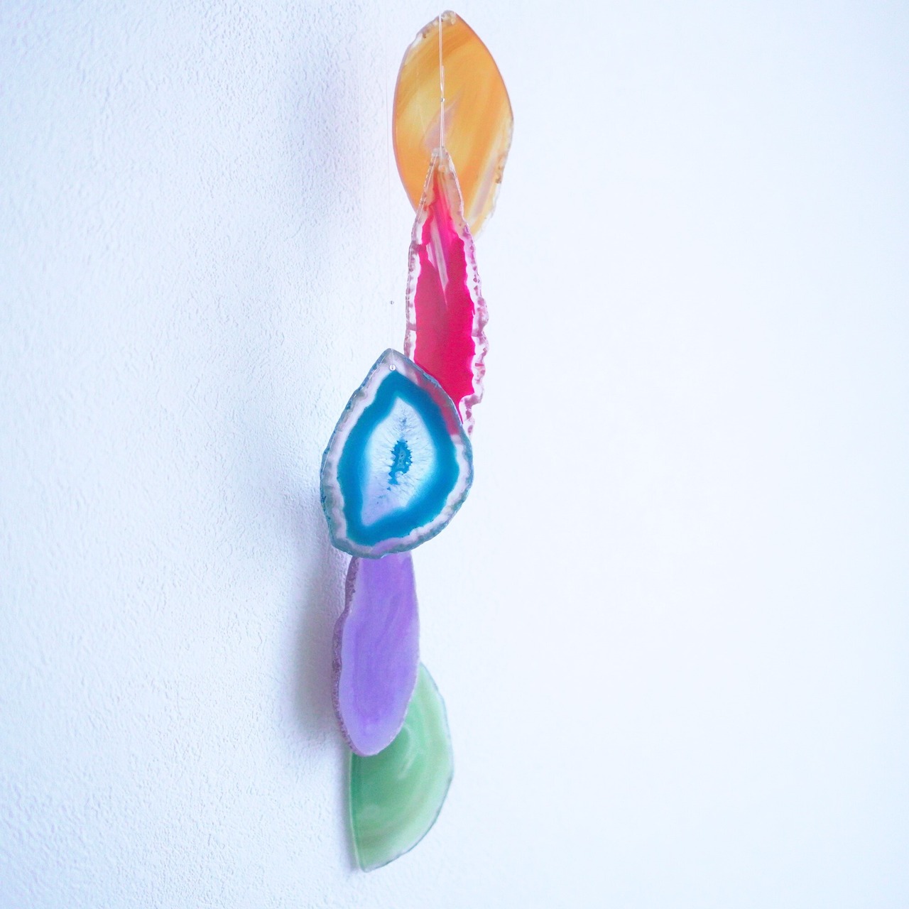 Flower Bouquet 09 - アゲートヒーリングチャイム / Agate Sun Catcher Wind Chime 279