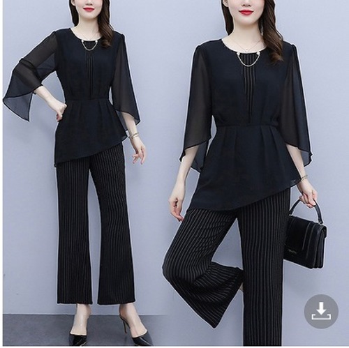 【大きいサイズL-5XL】【春夏新作】ファッション/上下セットトップス#sets-221267