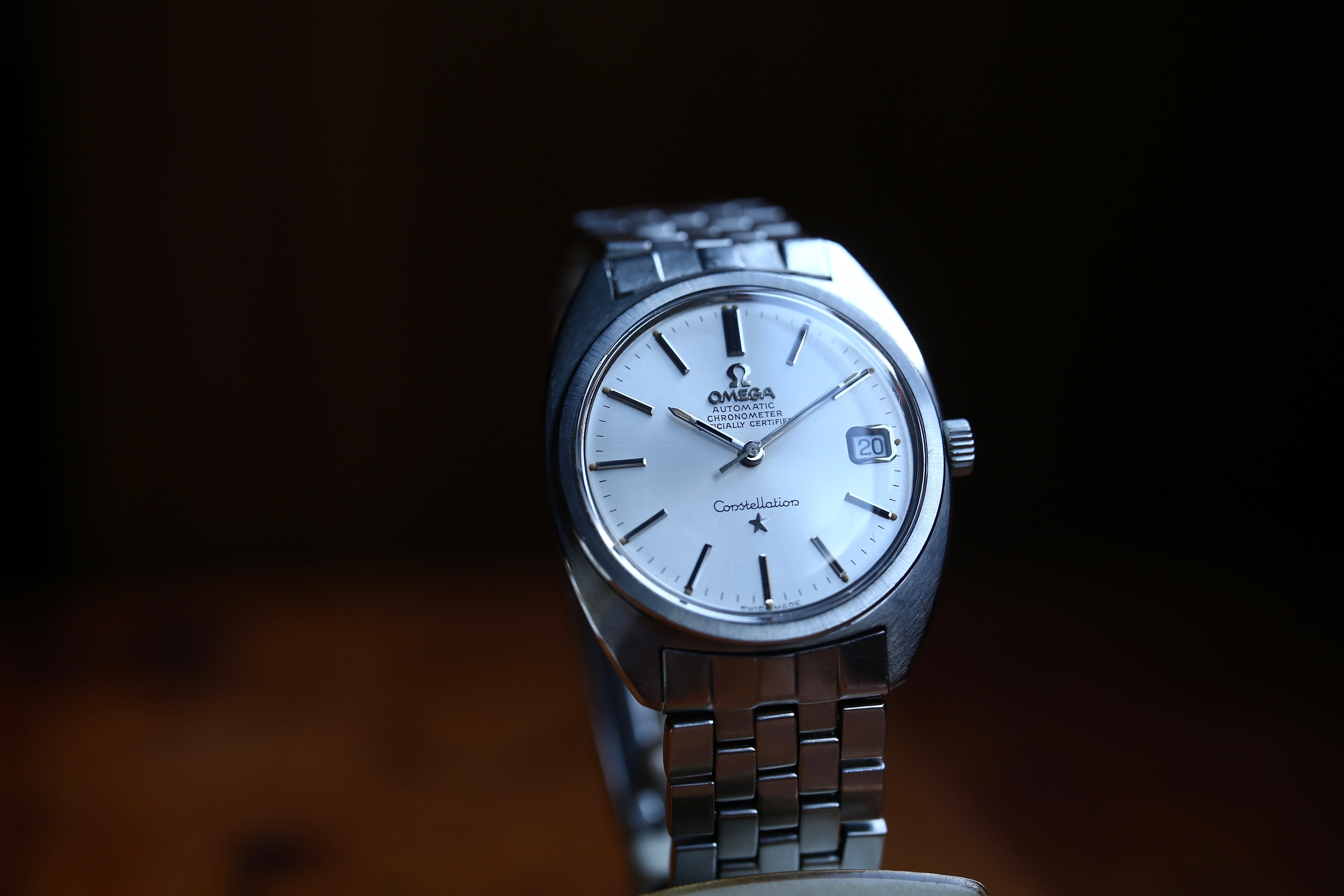 OMEGA】 1970年製 オメガ コンステレーション Cライン フラットベゼル OMEGA】 1970年製 オメガ コンステレーション Cライン フラットベゼル