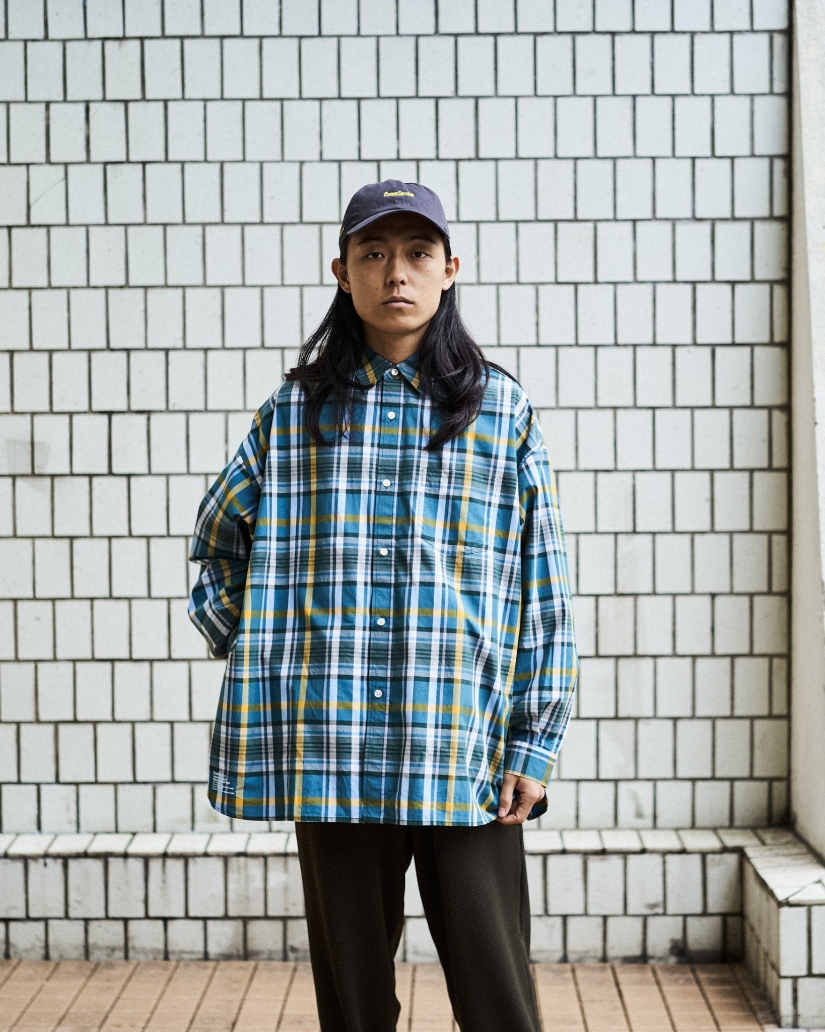 FreshService(フレッシュサービス)】CORPORATE CHECK REGULAR COLLAR