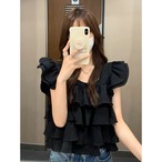 ノースリーブ フリルトップス G10CNO0006